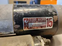 Démarreur Subaru SVX Mitsubishi 12V 23300-AA300
