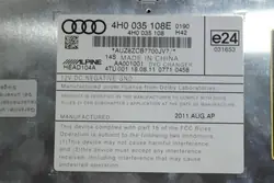 Audi DVD-vaihtaja OEM 4H0035108E A6 A7 A8