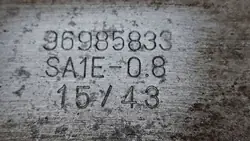 Polttoainesäiliön suoja Opel Mokka X 2016 96985833
