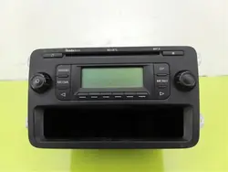 Rádio CD Skoda OEM 5J0035152A para Fabia II 2007-2014