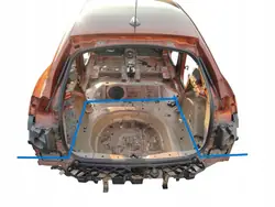 Heckstoßstange OEM PAS TYLNY TYŁ WANNA für Citroen C4 III