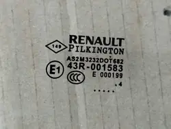 Vitre Portière Droite Arrière Renault Captur I OEM