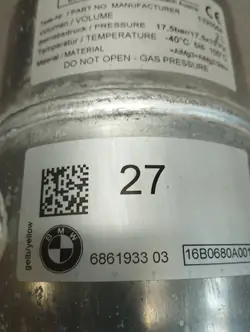 Réservoir d'air BMW 7 G11 OEM 6861933 - Occasion