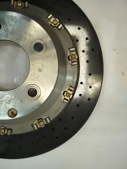Disque de frein céramique OEM 7P5615601B Porsche arrière gauche