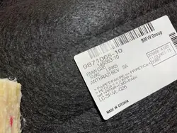 BMW OE 9871065 Bagageutrymmesklädsel Vänster Bak
