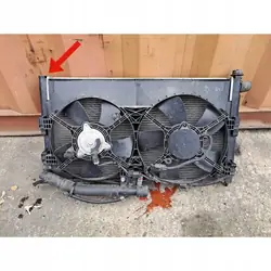 Conjunto dianteiro Citroen C-Crosser 2.2 HDI com radiadores e ventoinhas OEM