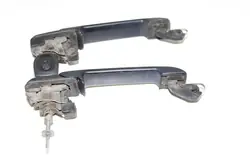 Poignée de porte avant Gozar avec serrure pour VW Golf Mk3 III droite