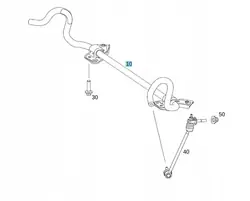 Mercedes-Benz OE Stabilointipalkki A2533230265