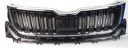 SKODA KODIAQ Center Grill Chrome Frame OEM 565853653A