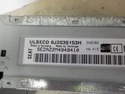 Radio SEAT OEM 6J2035153H CD MP3 para Ibiza 6J