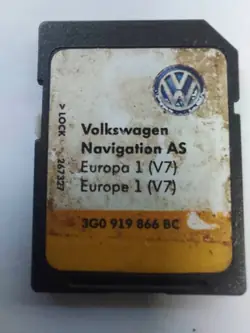 VW Navigatie SD-kaart OEM 3G0919866BC