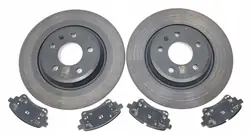 Gebrauchte Bremscheiben & Beläge hinten OEM 8W0615601H Audi