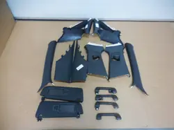 AUDI A6 C7 4G S-LINE Garniture Pilier Pare-Soleil Noir