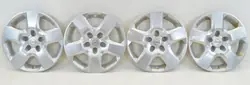 4× Coprimozzi Opel Originali 16" Argento
