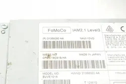 Panel Radio Volvo V60 2013 OEM 31358292