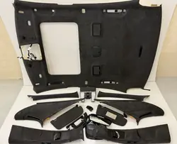 Juego de revestimiento de pilar techo OEM Alcantara AMG W221