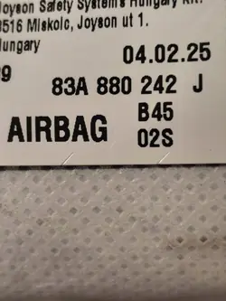 OEM 83A880242J Airbag för Audi Q3 2018 Höger säte