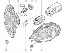 Phare Avant Droit Trafic II Vivaro A Primastar