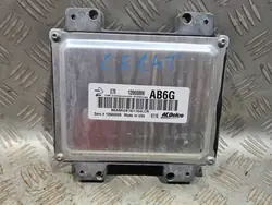 Unidade controle motor AB6G 12668866 para Opel Corsa E 1.4 Turbo