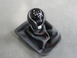 SEAT IBIZA V FR ARONA Gear Shift Gaiter 6-Speed Red Stitch OEM 6F0711113N
