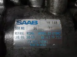 Compresseur de Climatisation Saab 900 2.0 B OEM 4759148