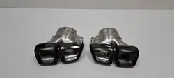 Mercedes ML W166 svarta avgasrörsspetsar OEM