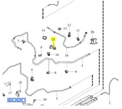 Sensor de pressão de combustível Volvo OE 31432653