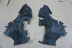 Nissan D40 Kylargaller Set OEM D40 OSŁONY CHŁODNICY