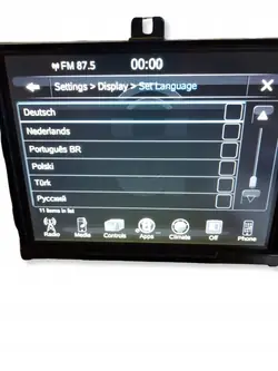 Rádio Navegador OEM 68270657AH para Jeep Grand Cherokee