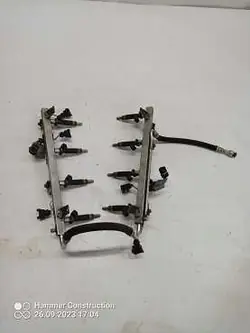 Bränsleinsprutningsskena BMW E65 N62 - 7506924