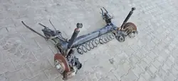 Bakaxelbalk OEM 23456YTREAS för Peugeot 208 I