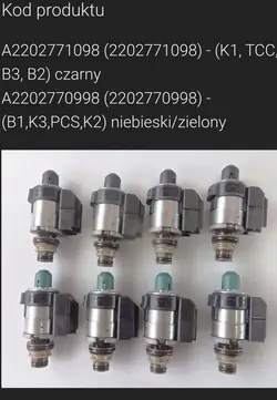 Vanne électrovanne Lock Up Mercedes 7G-Tronic 722.9