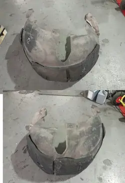 Porsche Arco de Roda Traseiro OEM 97050413404 - Usado