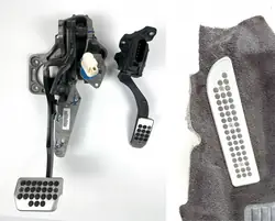 Gas- und Bremspedale - Chromabdeckungen - Ford Mondeo MK4