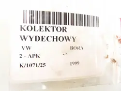 Collecteur d'échappement VW Bora 2.0 APK KOLEKTOR
