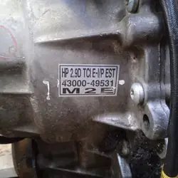 Boîte de vitesses d'occasion OEM 43000-49531 Terracan 2.9