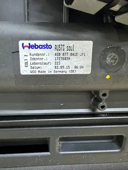 Teto Solar Completo Audi A7 4G8 C7 OEM 4G8877041E