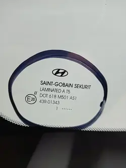 Hyundai I30 (2017-) framruta OEM 4169AGNBLCI