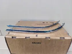 VW Passat B7 Kombi Puskuri Trim Vasemmalle Oikealle Kromi OEM