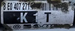 Demi-arbre avant gauche Audi A4 S4 B6 8E 8H OEM 8E04072717