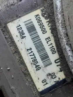 OEM 21778549 ilmankuivainventtiilin pohja Renault Premiumille