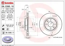 Disco de freio Brembo para Dacia e Renault