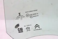 Opel Combo E etuovi vasen lasi OEM 5781891