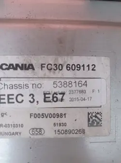 Módulo AdBlue Scania OE 2250453 - Usado