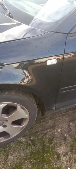 Fram vänster skärm för AUDI A3 8P 03-08 - Svart LZ9Y