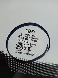 Framruta Audi A6 C8 OEM 8644AGACMUVZ1B