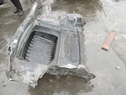 Mercedes W205 bakstötfångare OEM c/1118 Begagnad