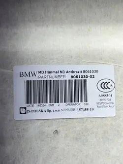 Plafonnier BMW F34 M-Package OEM 8061030 - Noir