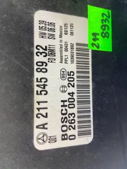 OEM A2115458932 PDC-modul för Mercedes E W211/CLS C219