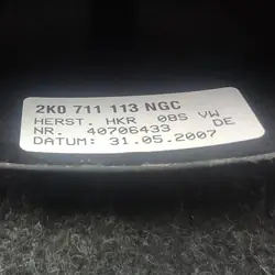 Indicador de marcha VW CADDY III FURGON 2K0711113
